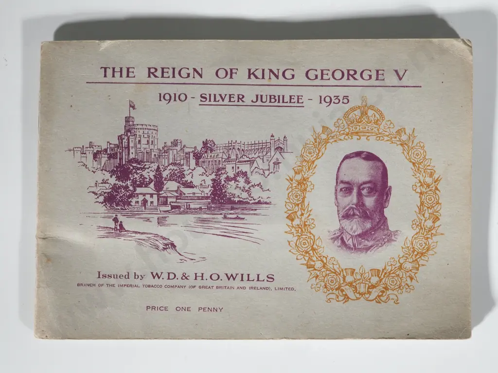 Commemorative Tabacoo cards: Reign of George V Image 1++