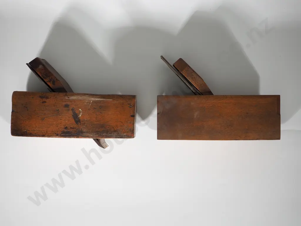 Two Antique English Wooden Planes Image 1++
