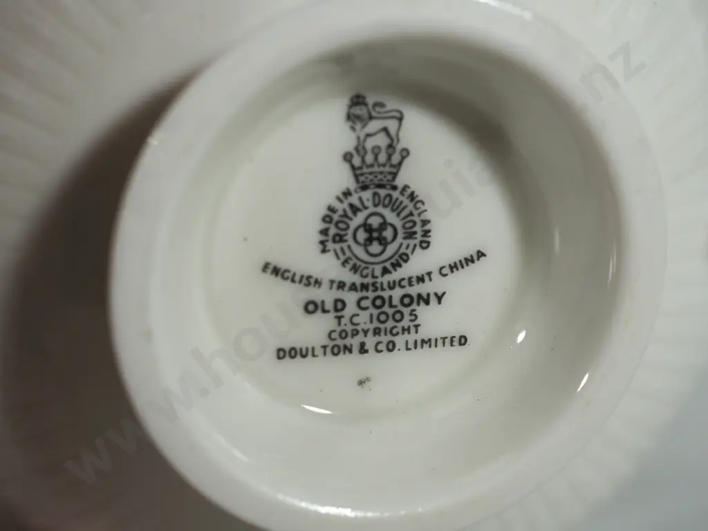 Exceptional Royal Doulton Old Colony 6 Place Dinner Set - As New Image 1++