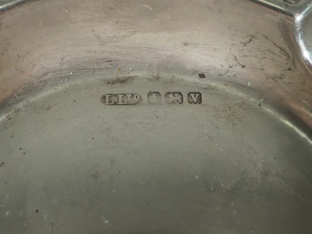 Sterling Silver Art Deco Ash Tray  Image 1++