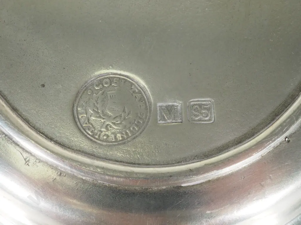 Substantial Pewter Coaster Image 1++
