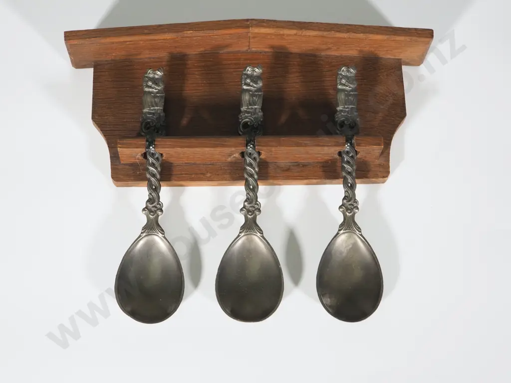 Three Vintage Hanging Spoons Image 1++
