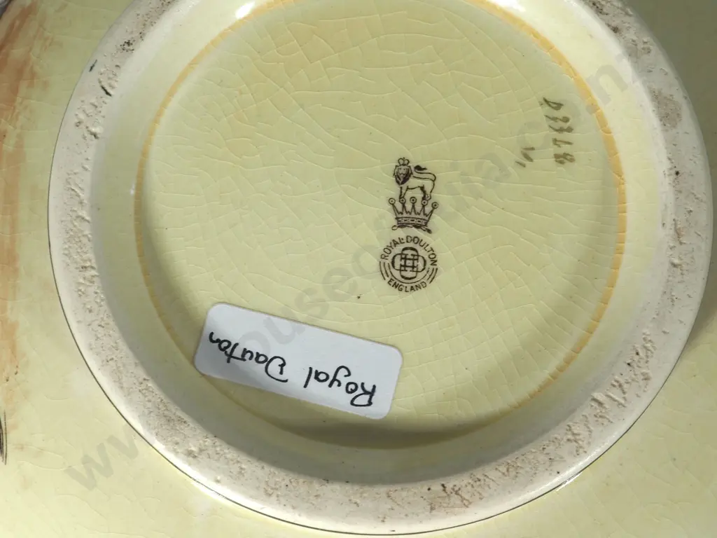 Robbie Burns Royal Doulton Bowl A/F Image 1++