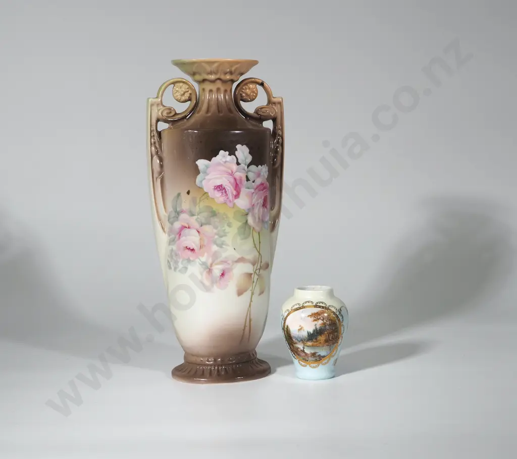 One Large & One Small European Vase Image 1++