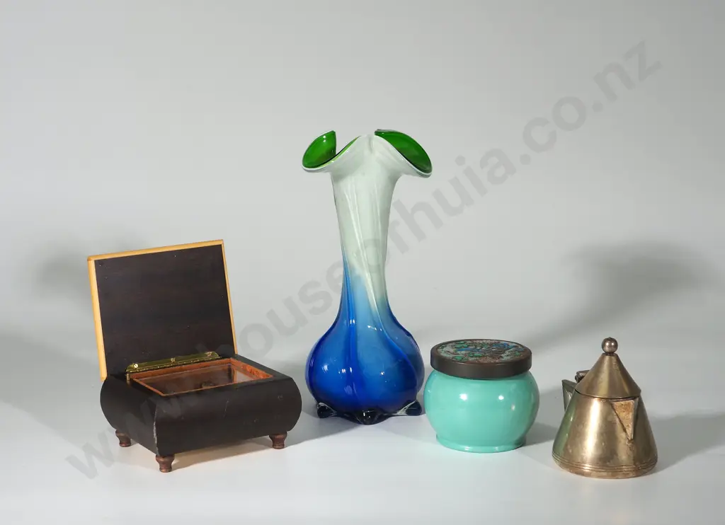 Vase - Music Box - Lidded Container & EP Coffee Pot Image 1++