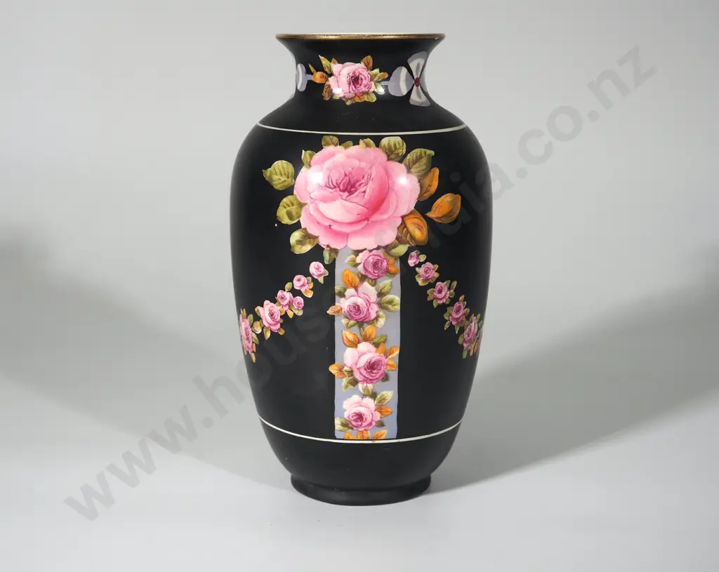 Decorative Pink Rosebud Vase Image 1++
