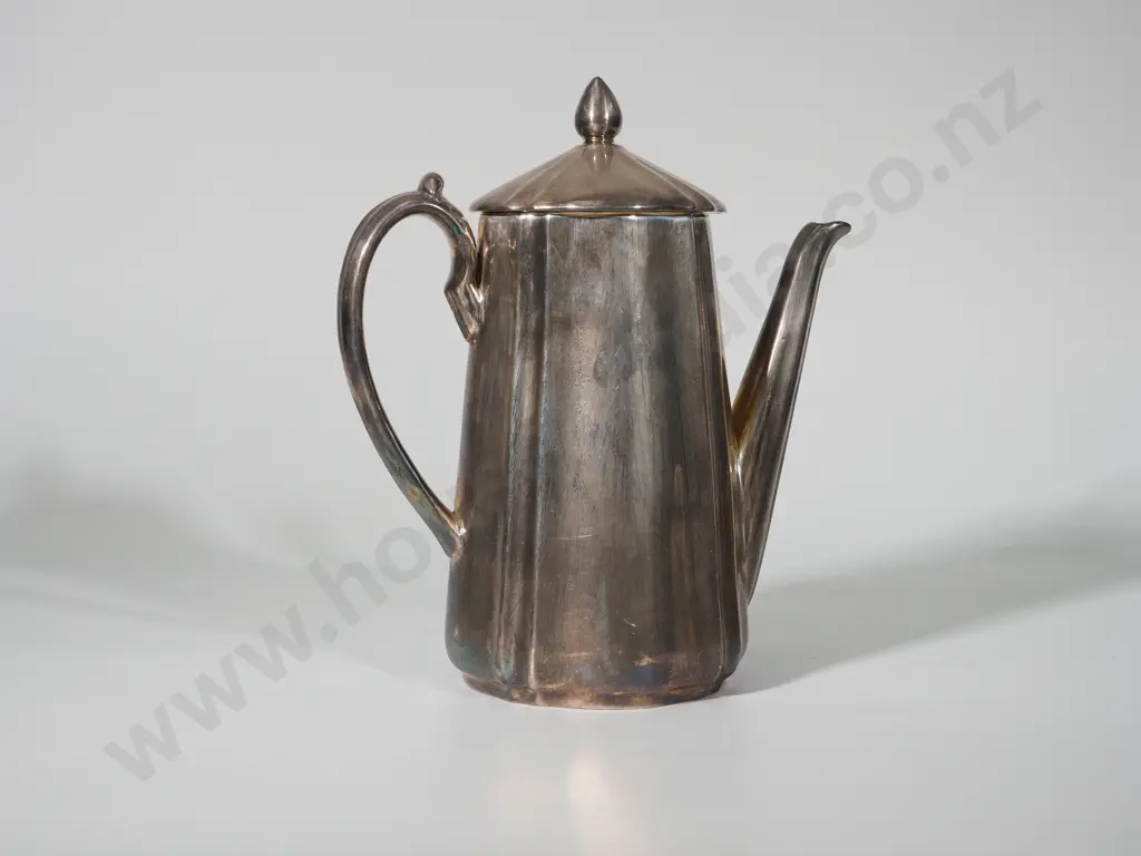 Antique Wedgwood Silvered Coffee Pot Image 1++
