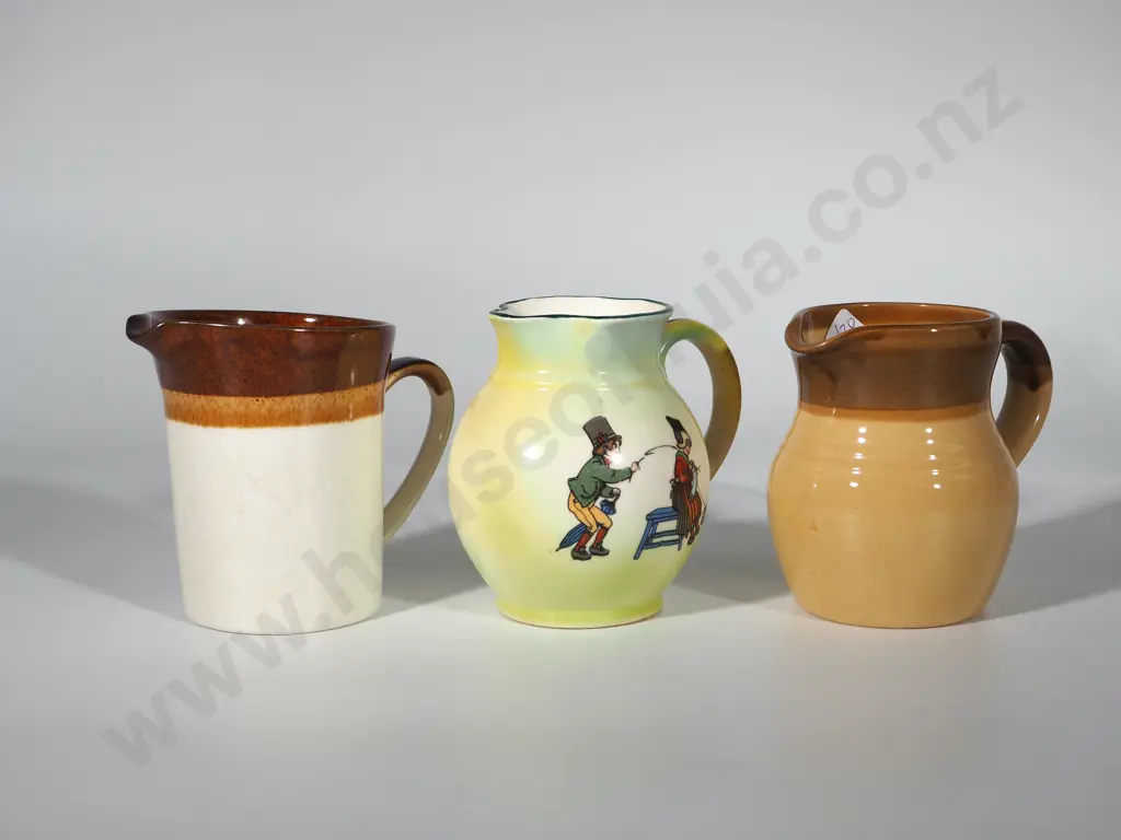 Three Decorative Pottery Jugs Image 1++