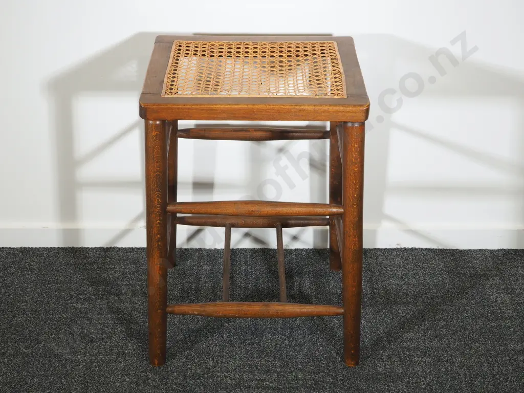 Mid Size Wooden Stool: 54CM Tall Image 1++