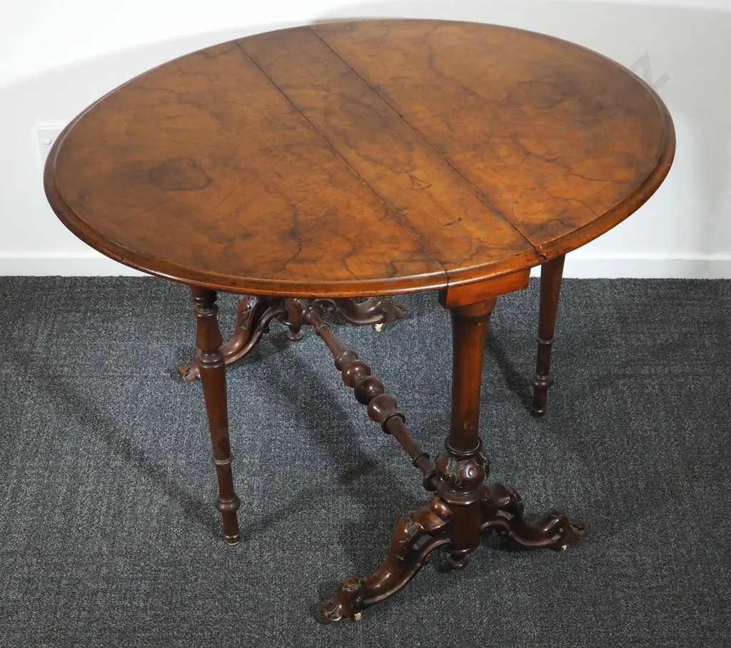 Antique English Drop Leaf Table Image 1++