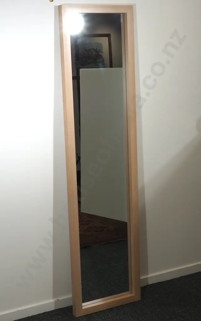 Wood Framed Tall Mirror Image 1++