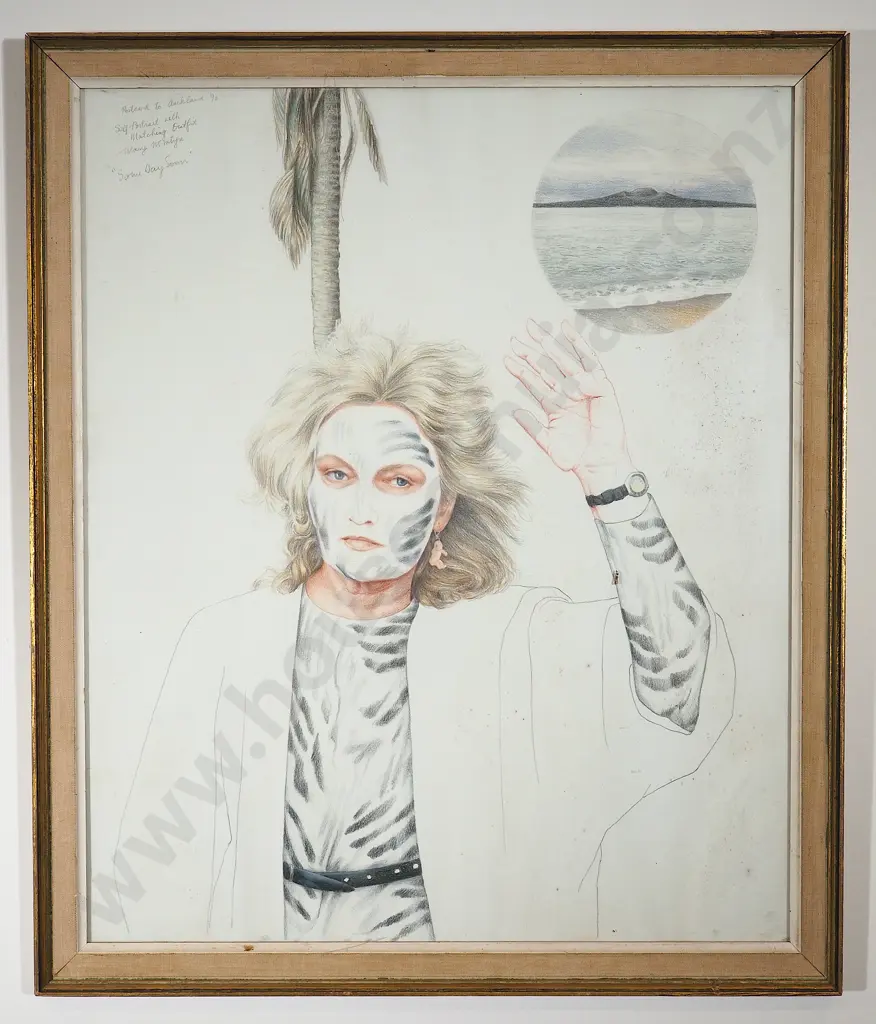 Framed Painting of Rock Star Image 1++
