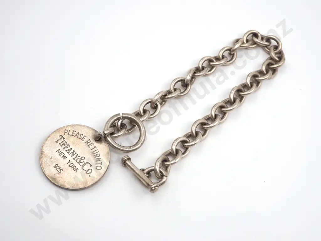 Sterling Silver Tiffany & Co. Oval Link Bracelet Image 1++