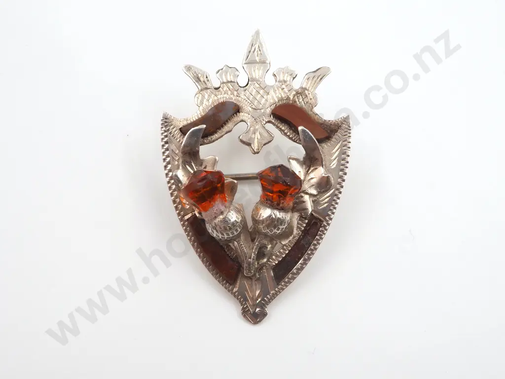 Sterling Silver Scottish Brooch Image 1++