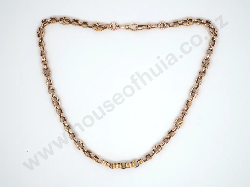 9ct Gold Fancy Link Chain Image 1++