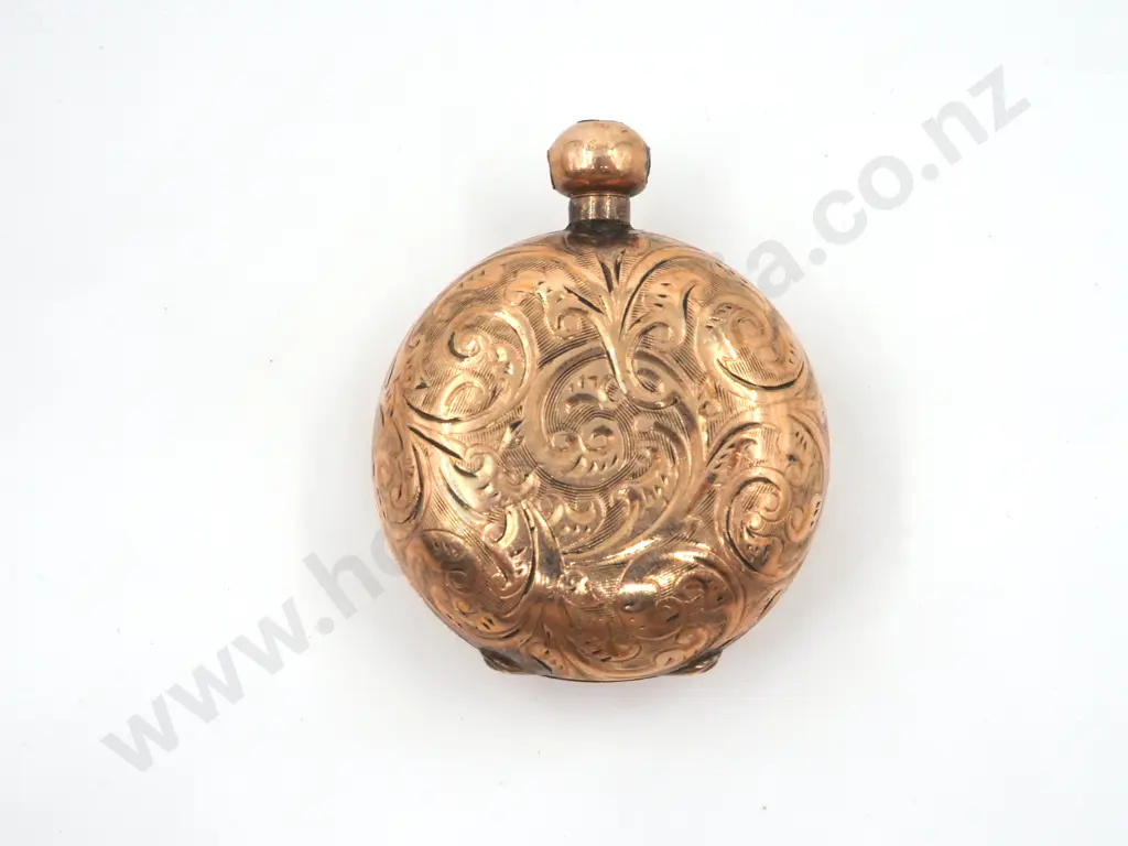 Ornate Rolled Gold Sovereign Case A/F Image 1++
