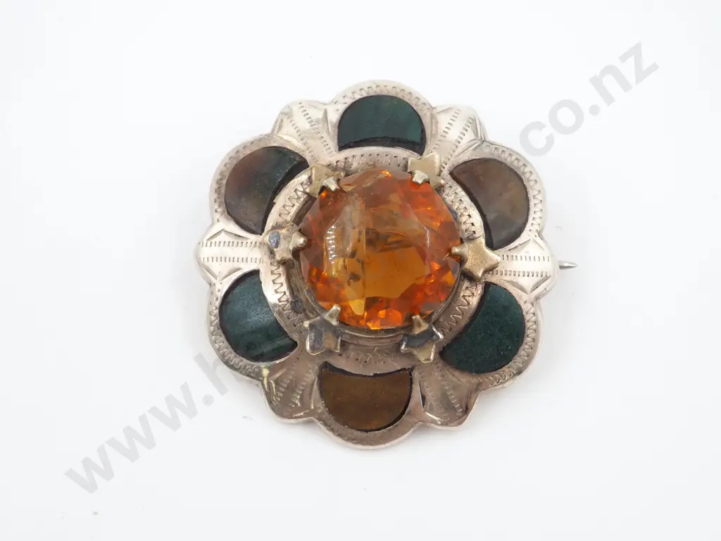 Sterling Silver Scottish Brooch Image 1++