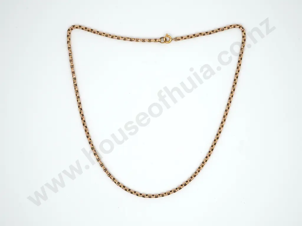 9ct Gold Antique Belcher Link Chain, Circa 1900 Image 1++