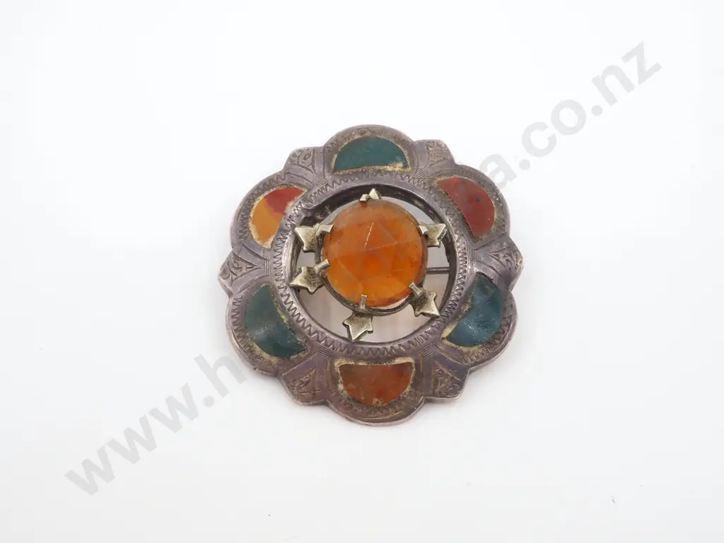 Sterling Silver Scottish Brooch Image 1++