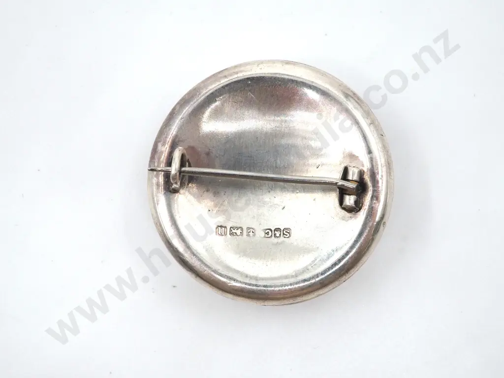 Sterling Silver Scottish Clover Brooch, Hallmarked Image 1++