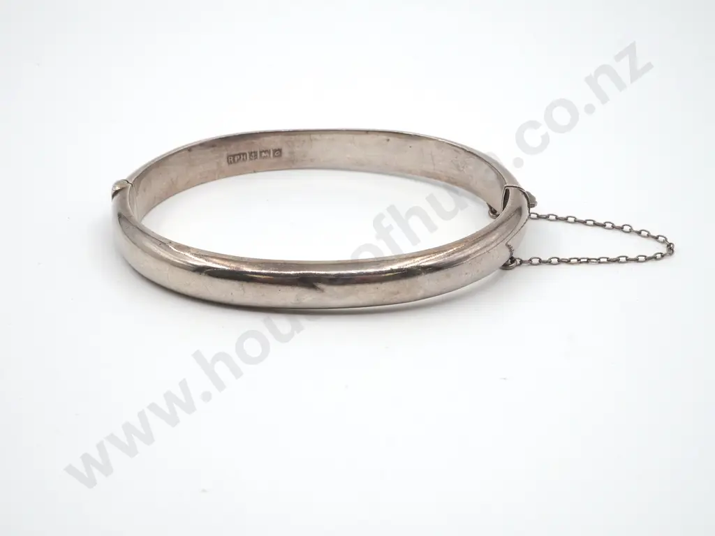 Sterling Silver Hinged Bangle  Image 1++