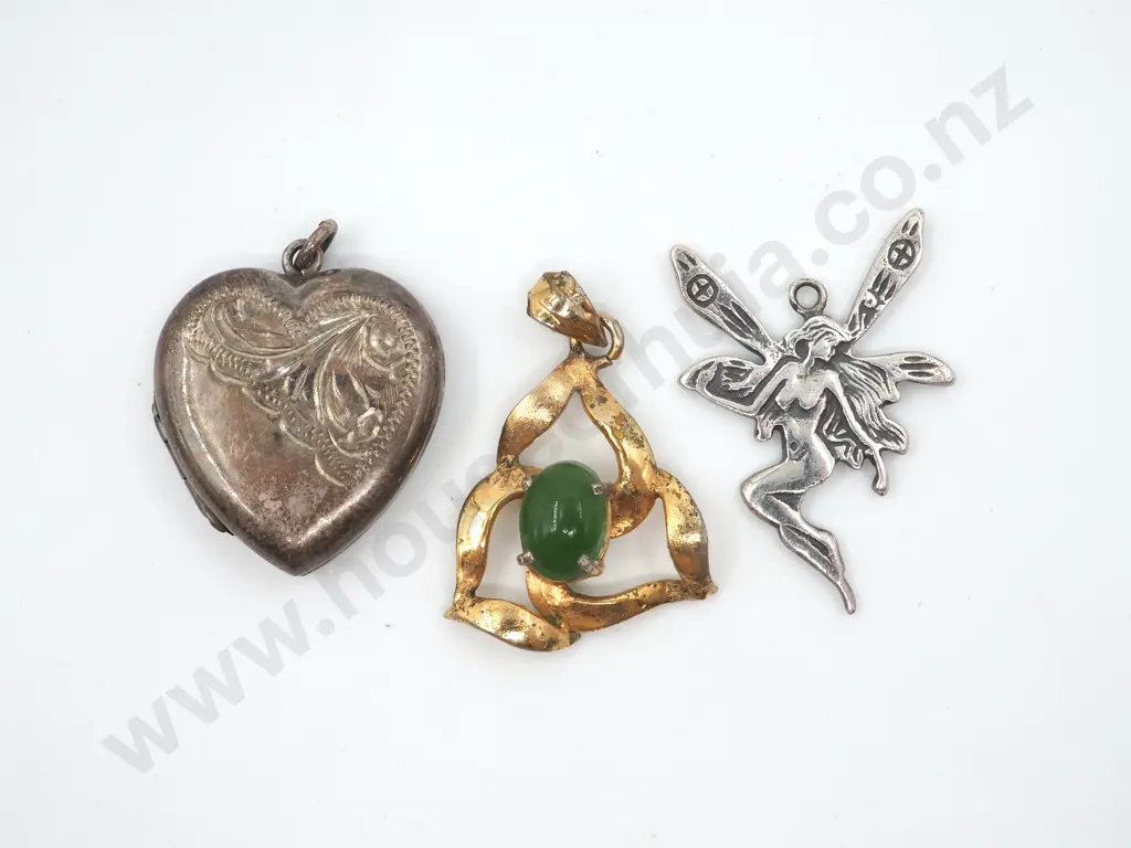 Three Pendants - One Sterling Silver Image 1++