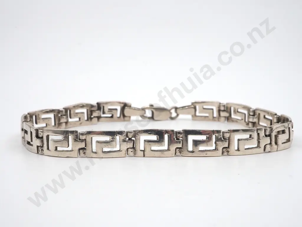 Sterling Silver Egyptian Link Bracelet Image 1++