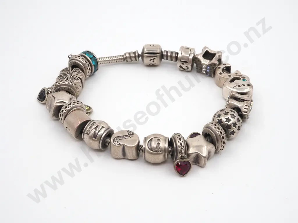 Pandora Bracelet w Numerous Charms Image 1++