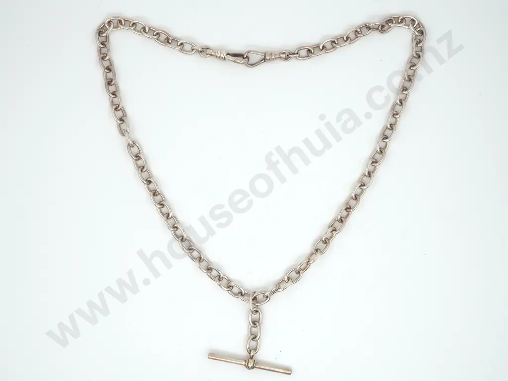 Sterling Silver T bar neckalce  Image 1++