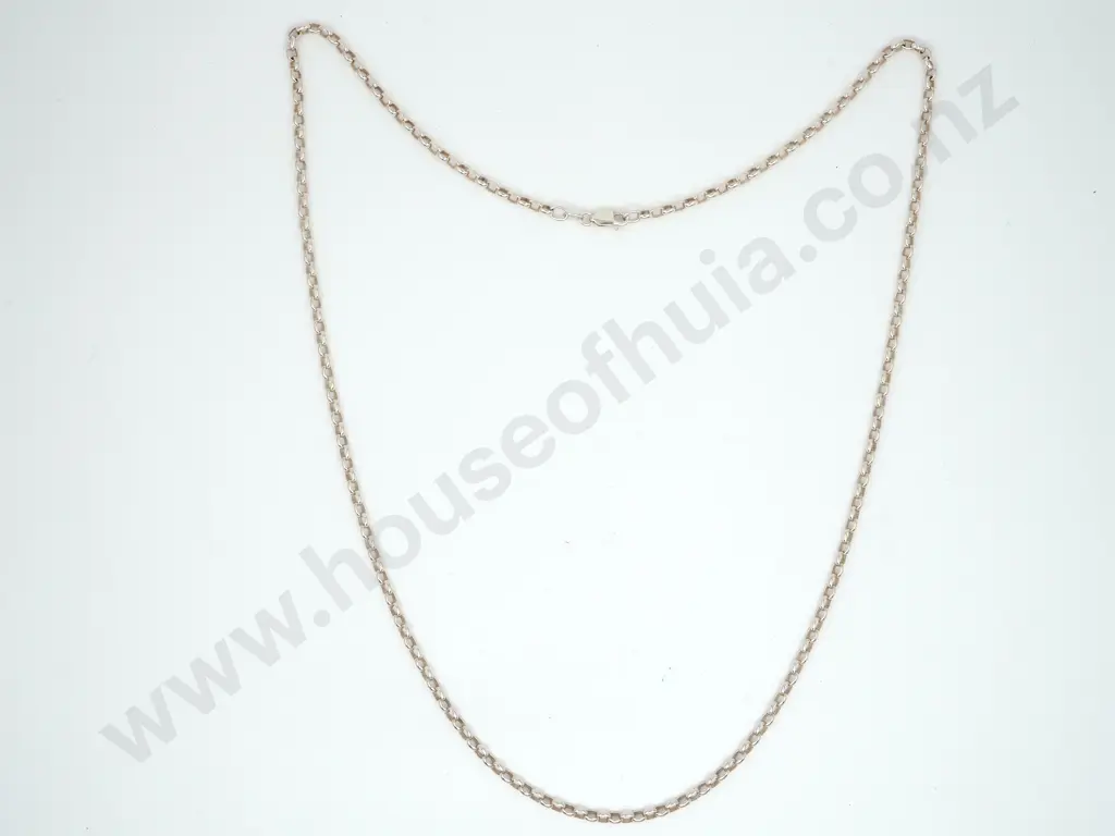 Sterling Silver Belcher Necklace Image 1++