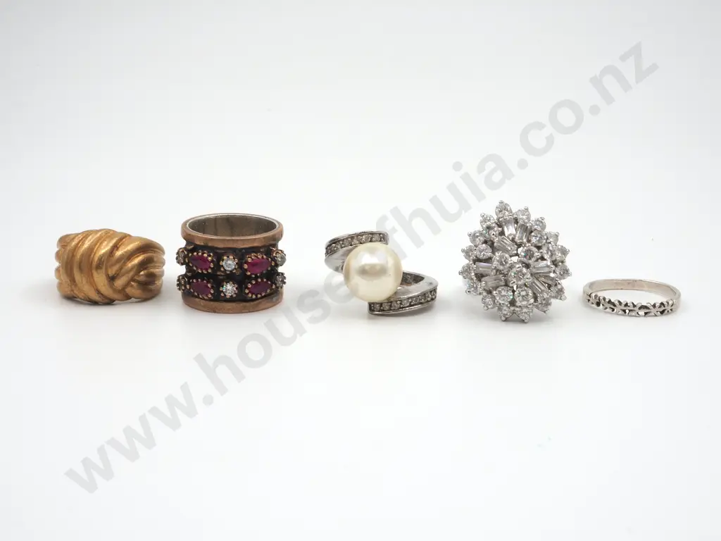 Five Statement Costume Rings  Image 1++