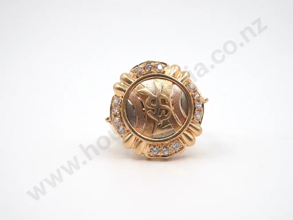 14ct Gold Tricolor YSL Ring Image 1++