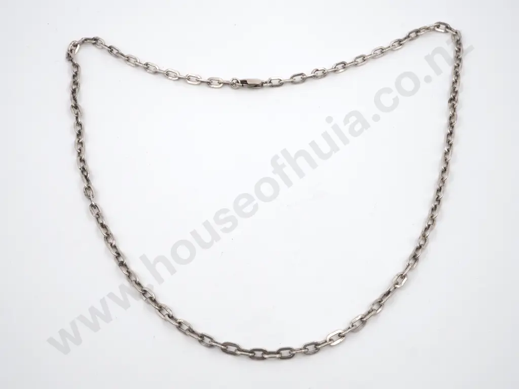 Sterling Silver Anchor Link Nekclace  Image 1++