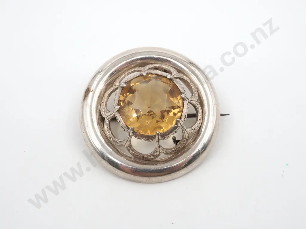 Sterling Silver Scottish Brooch Image 1++