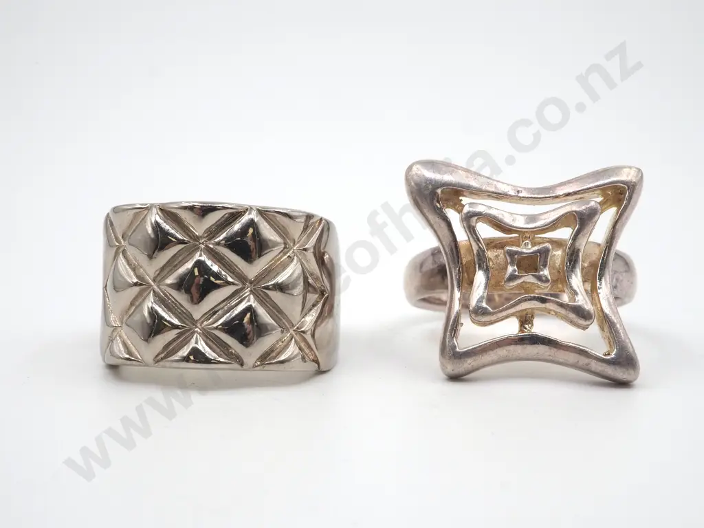 Two Sterling SIlver Rings  Image 1++