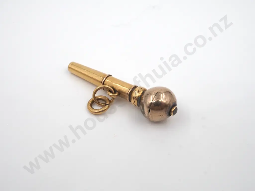 9ct Gold Antique Ratcheting Watch Key Circa 1880, Image 1++