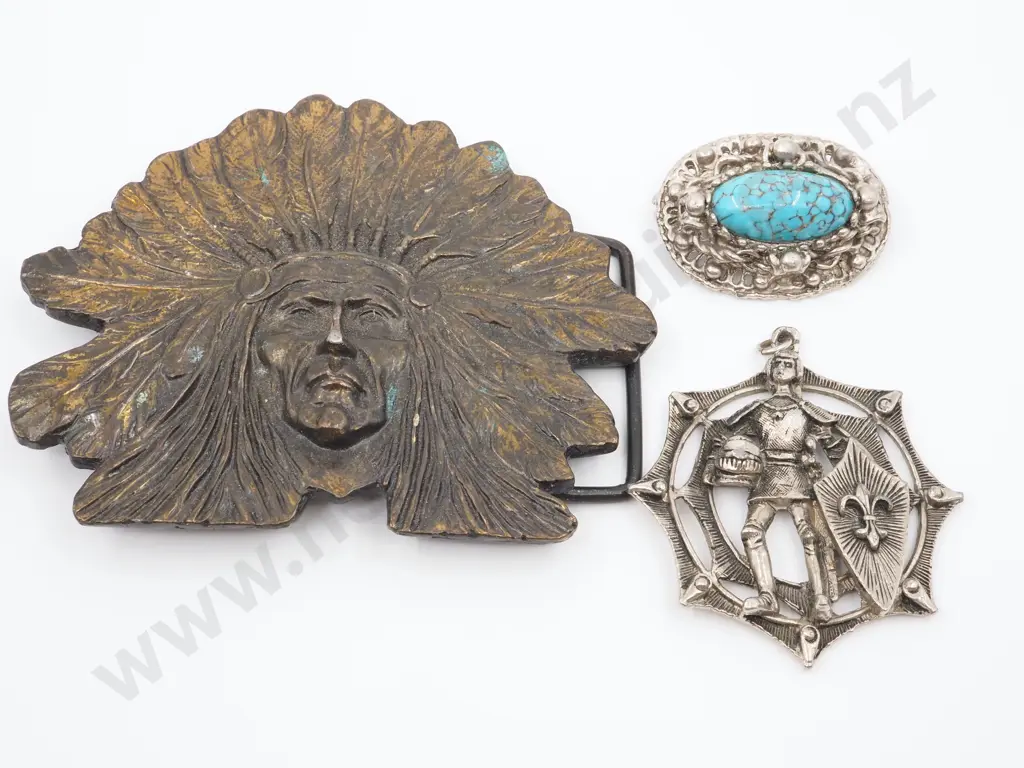 Large Indian Belt Buckle & Others Image 1++