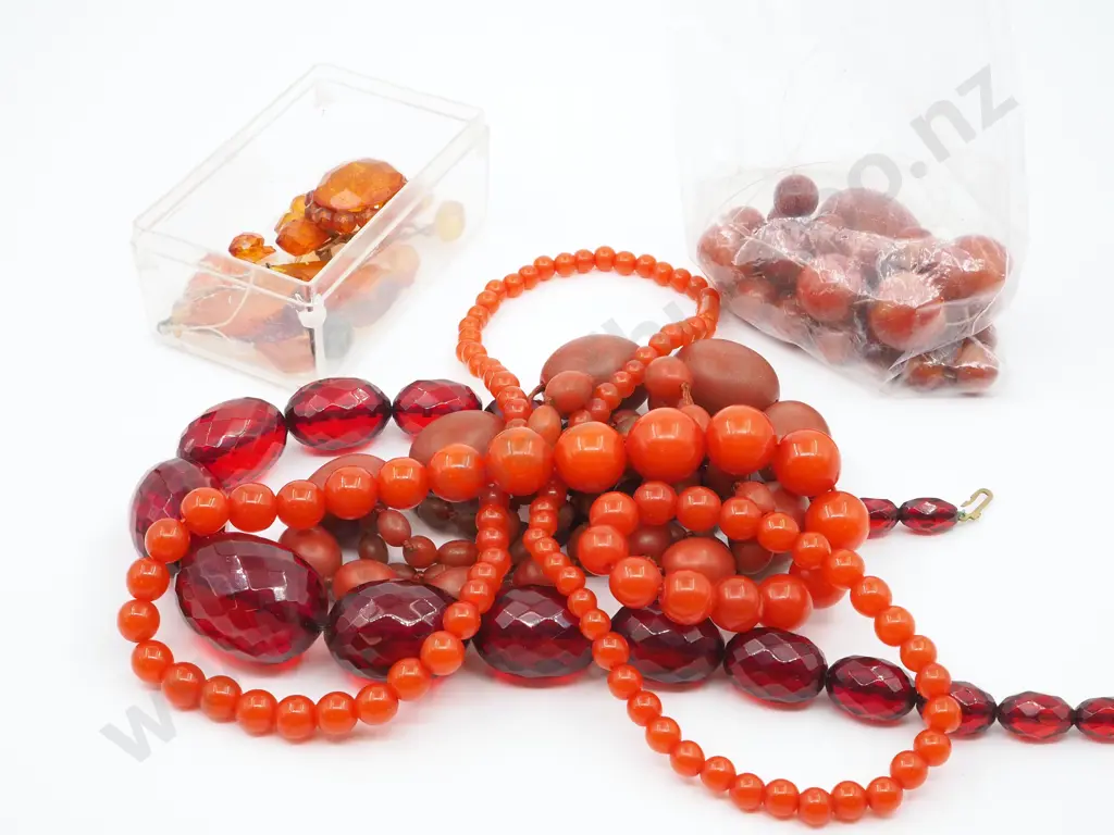 Mixed Bag Amber Style Beads Image 1++