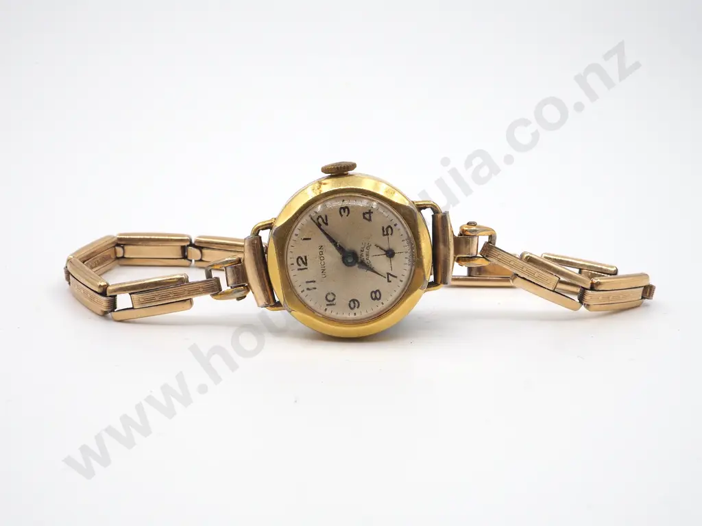 Unicorn Rolled Gold Ladies Wrist Watch Image 1++