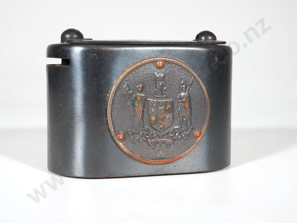 New Zealand Post Office Money Box in Original Card Case Image 1++