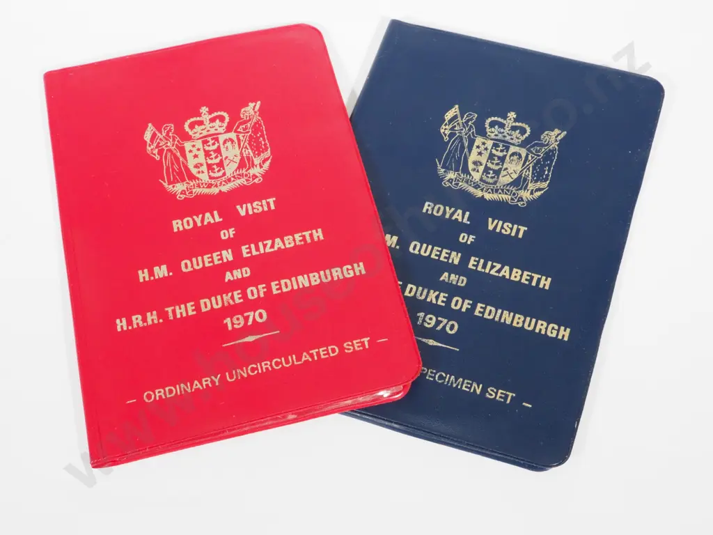14 X 1970 New Zealand UNC Sets: Royal Visit Image 1++