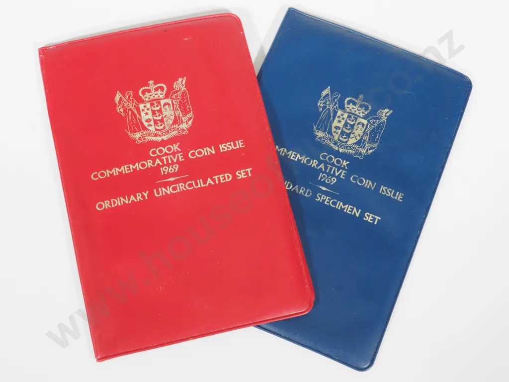 9 X 1969 New Zealand UNC Sets: Cook Commemorative Image 1++