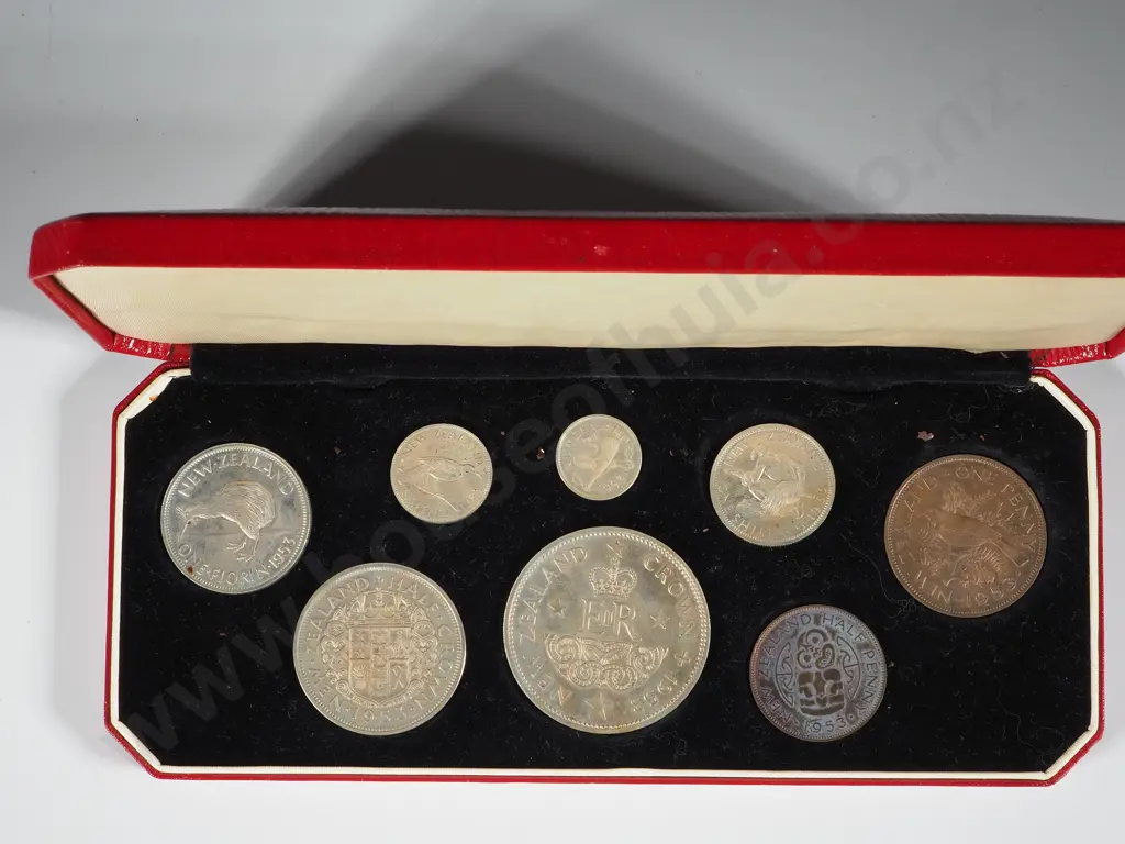 New Zealand 1953 Proof Set Image 1++