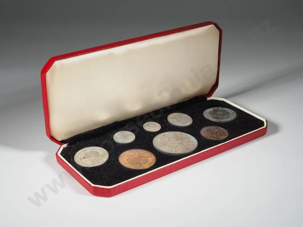 New Zealand 1953 Proof Set: Total CV $300 Image 1++