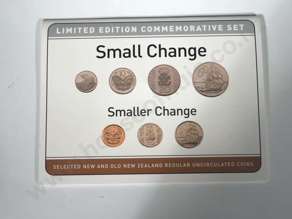 Seven New Zealand 2006 Small Change Uncirculated Coin Sets: Total CV $525 NZD Image 1++