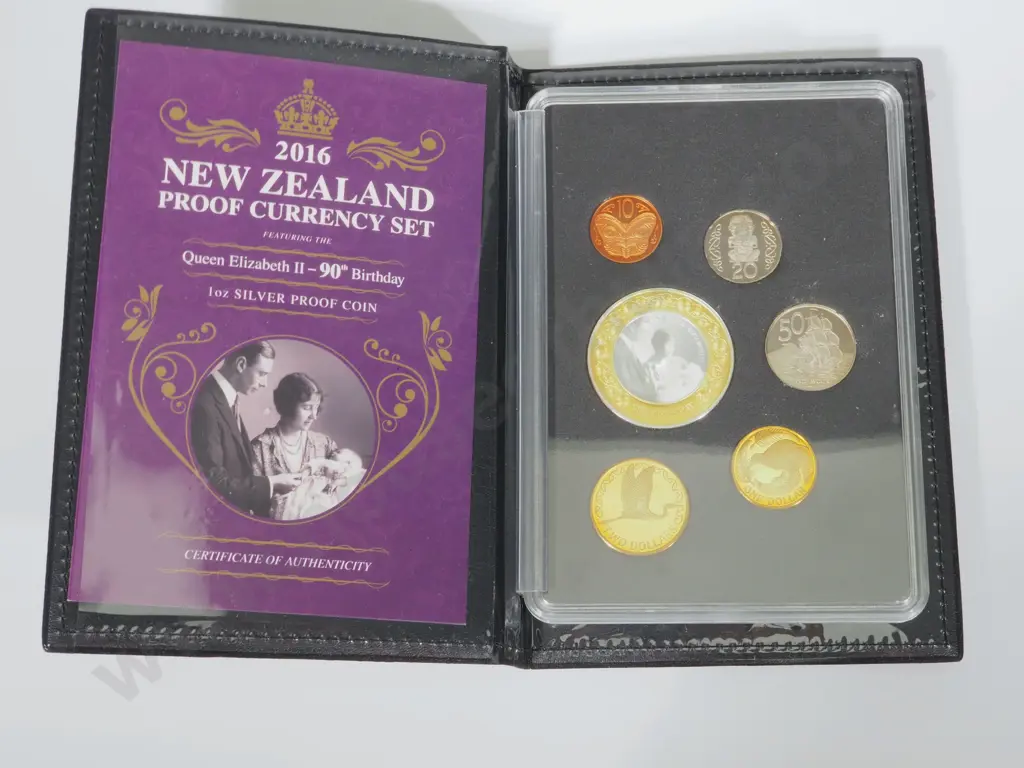 New Zealand 2016 QEII 90th Birthday Proof Set: Total CV $275 NZD Image 1++
