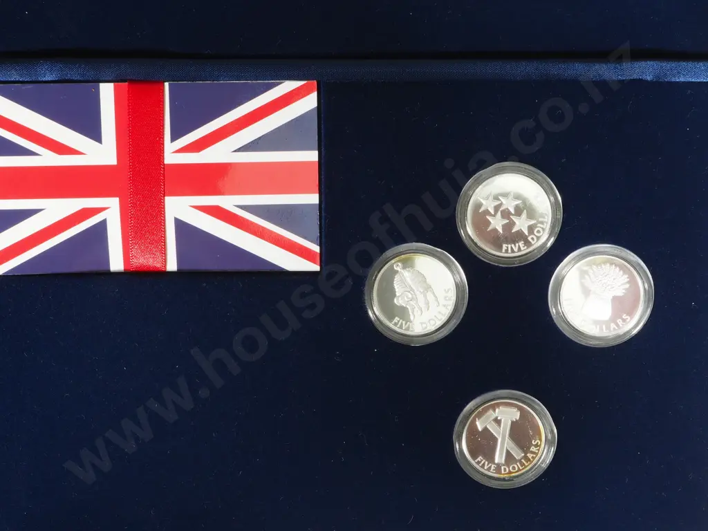 Two New Zealand 1998 Pride in NZ Proof Sets & Two 2 UNC Sets: Total CV $430 NZD Image 1++