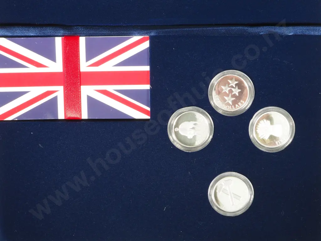 New Zealand 1998 Pride in New Zealand Sterling Silver Proof Coin Set Image 1++