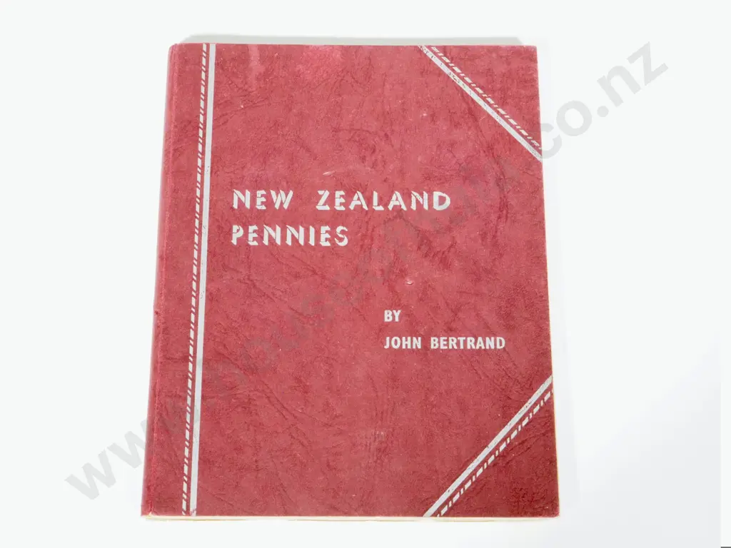 Complete Date Set of New Zealand Pennies Pennies 1940 - 65 In John Bertrand Album Image 1++