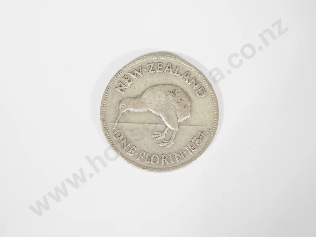 81 New Zealand Pre- 1947 Silver Florins Image 1++